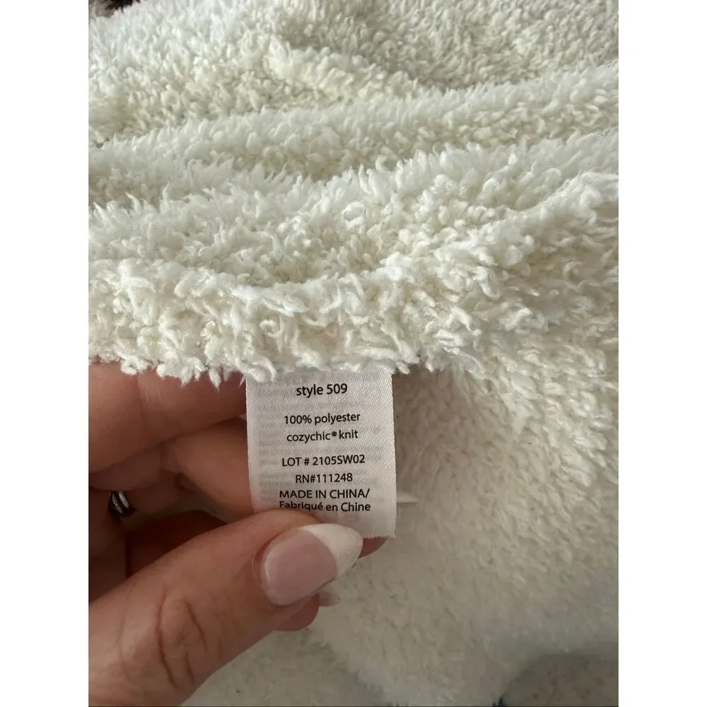 Barefoot Dreams Cozy Chic Robe White size 1 Small Medium No Belt - Picture 7 of 9